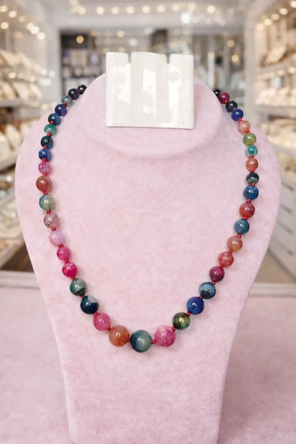 Multicolor_Brass_Agate_Onyx_Stone_Bead_Necklace_For_Women