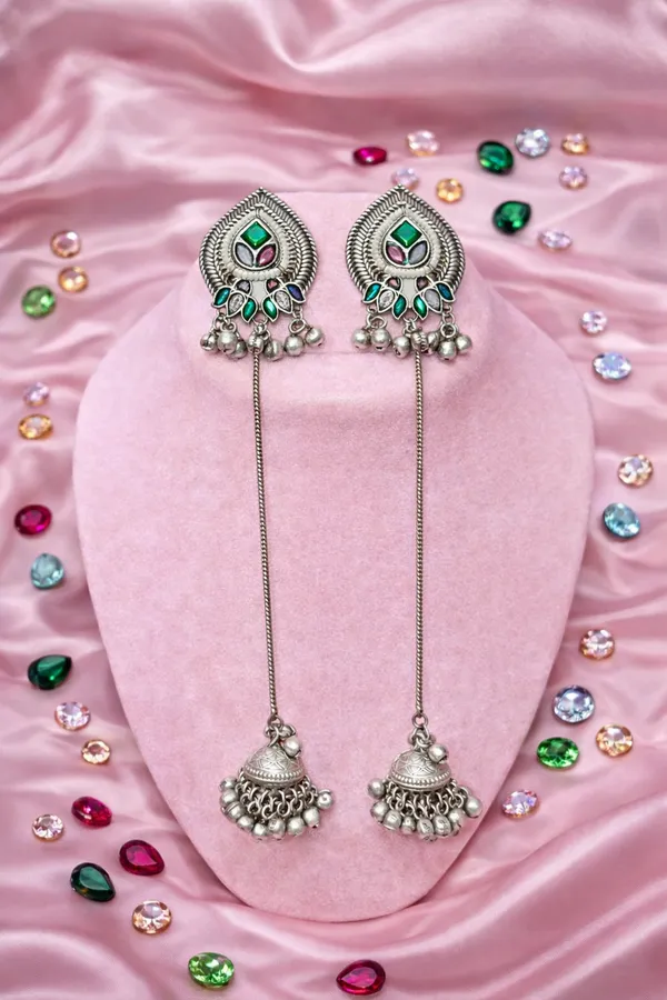 Multicolor_Brass_Jhumka_Earrings_For_Women