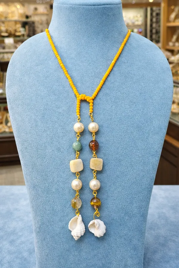 Multicolor_Brass_Yellow_Crystal_Adjustable_Necklace_For_Women