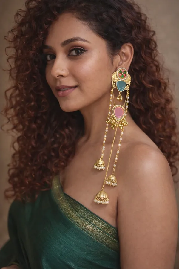 Multicolor_Brass_Kashmiri_Jhumki_For_Women