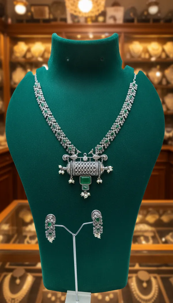 Silver_Brass_Viraasat_Haar_Set_For_Women