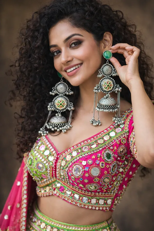 Multicolor_Brass_Moissanite_Kashmiri_Earrings_For_Women