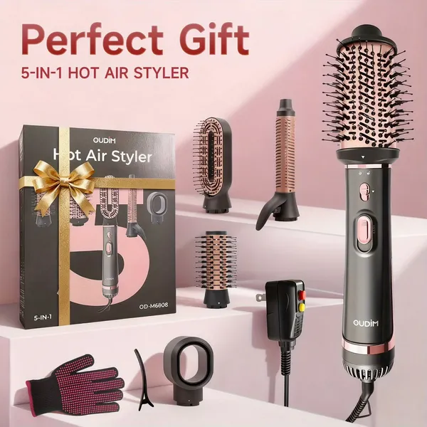 Black_5_In_1_Hot_Air_Styler_Hair_Dryer_Brush_Curling_Straightening_And_volumizing_Hair_Styling_Tool_With_Multiple_Attachments