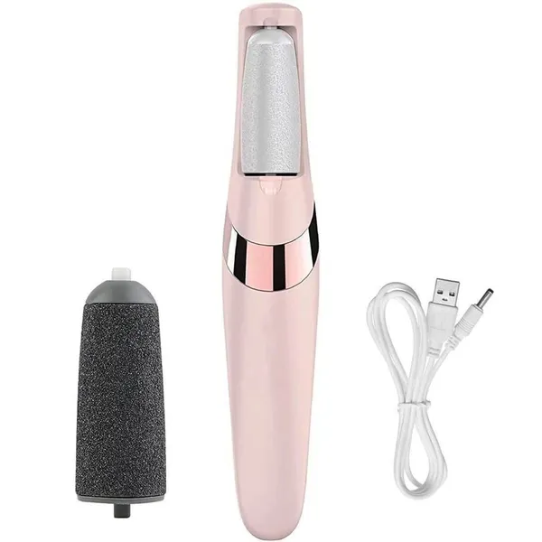 Pink_Usb_Rechargeable_Electric_Callus_Remover_For_Feet_Waterproof_Foot_Care_Device_With_Replaceable_Roller_Head