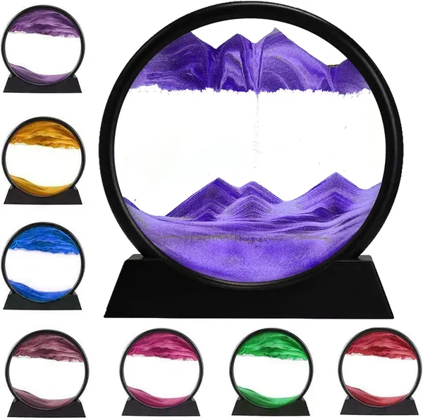 Black_3D_Moving_Sand_Art_Picture_Frame_Dynamic_Flowing_Sandscape_Desk_Decor_Relaxing_Round_Glass_Sand_Art_For_Home_And_office