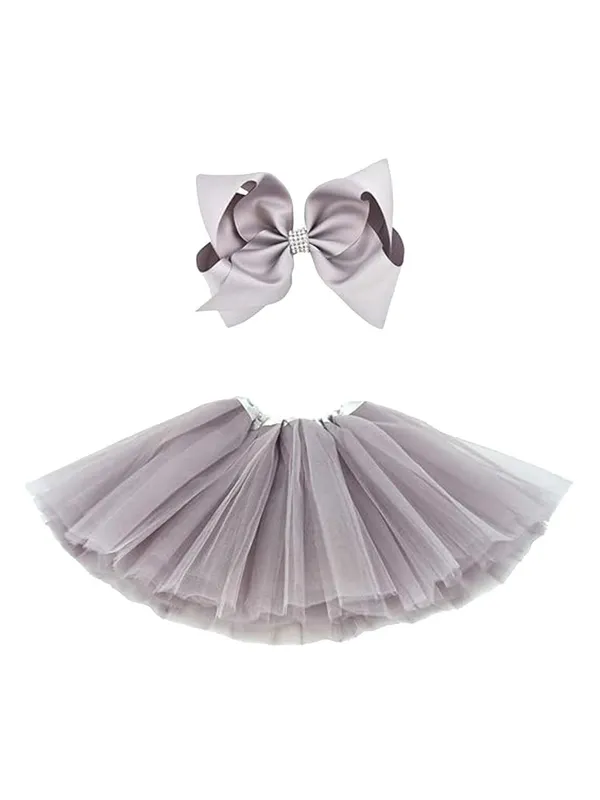 Multicolor_Cotton_Premium_&_Elegant_Top_&_Skirt_With_Bow_For_Girls