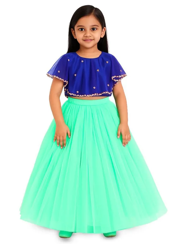 Blue_And_Green_Cotton_Premium_&_Elegant_Lehenga_Choli_For_Girls
