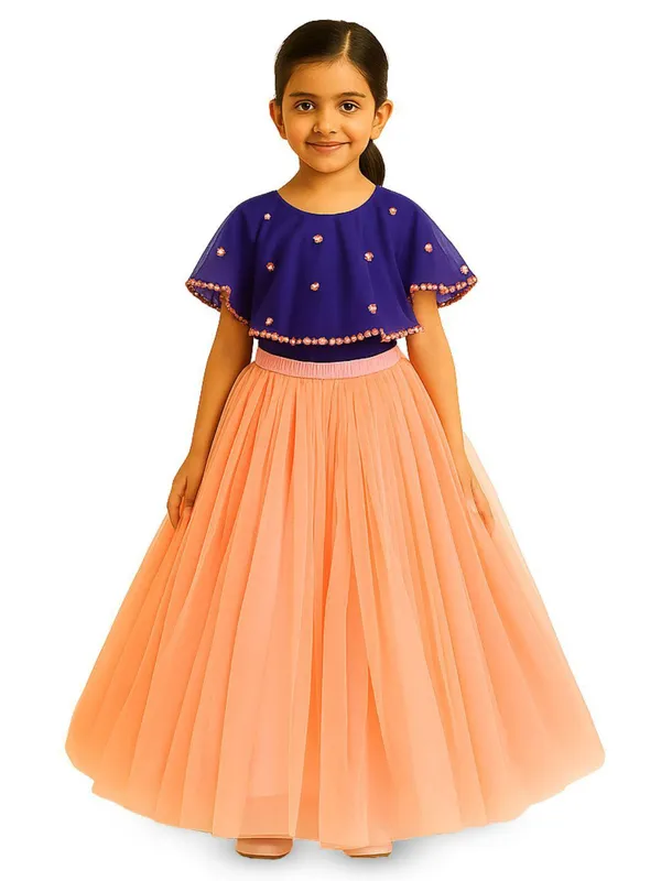 Orange_And_Blue_Cotton_Premium_&_Elegant_Lehenga_Choli_For_Girls