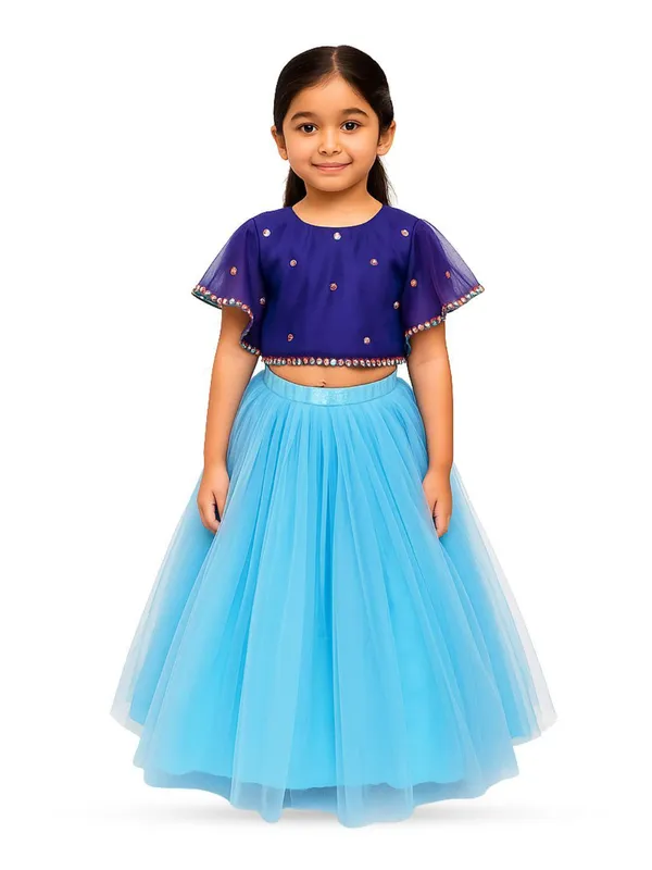 Blue_Cotton_Premium_&_Elegant_Lehenga_Choli_For_Girls