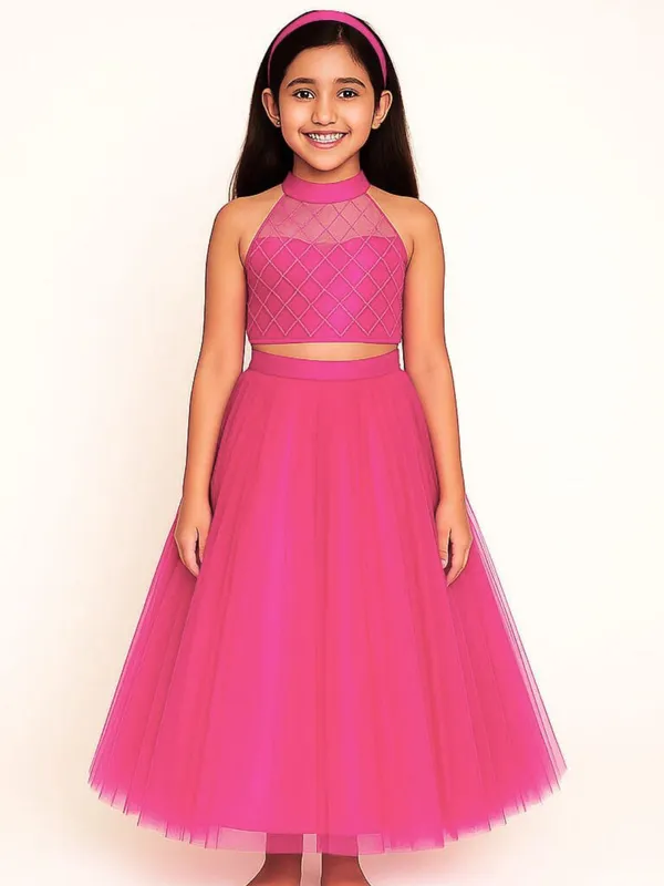 Pink_Cotton_Premium_&_Elegant_Lehenga_For_Girls