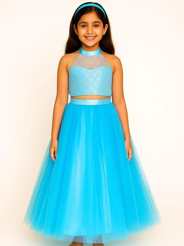 Sky_Blue_Cotton_Premium_&_Elegant_Lehenga_For_Girls