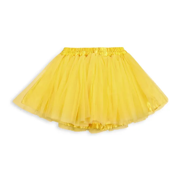 Yellow_Cotton_Premium_&_Elegant_Top_&_Skirt_With_Bow_For_Girls