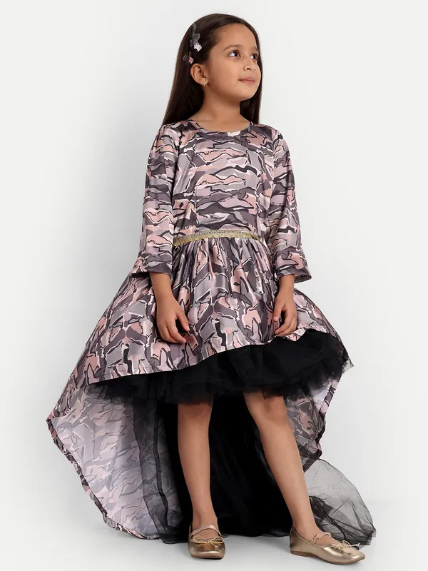Abstract_Printed_High_Low_Satin_Fit_&_Flare_Dress