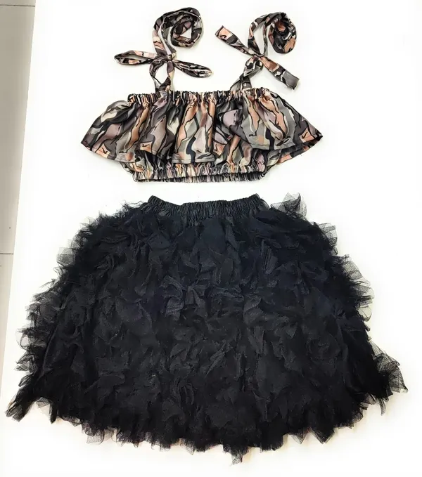 Baby_Girl_Cold-Shoulder_Printed_Top_with_Black_Ruffle_Tutu_Skirt_|_Party_Wear_Dress_Set