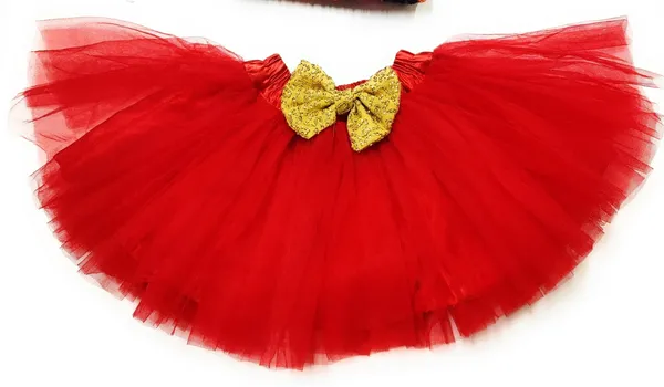 Baby_Girl_One-Shoulder_Floral_Top_with_Red_Tutu_Skirt_|_Party_Wear_Dress_Set