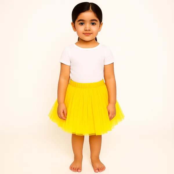 Baby_Girl_yellow_Net_Tutu_Skirt_|_Classic_Flared_Party_Wear_Skirt_for_Babies_&_Toddlers