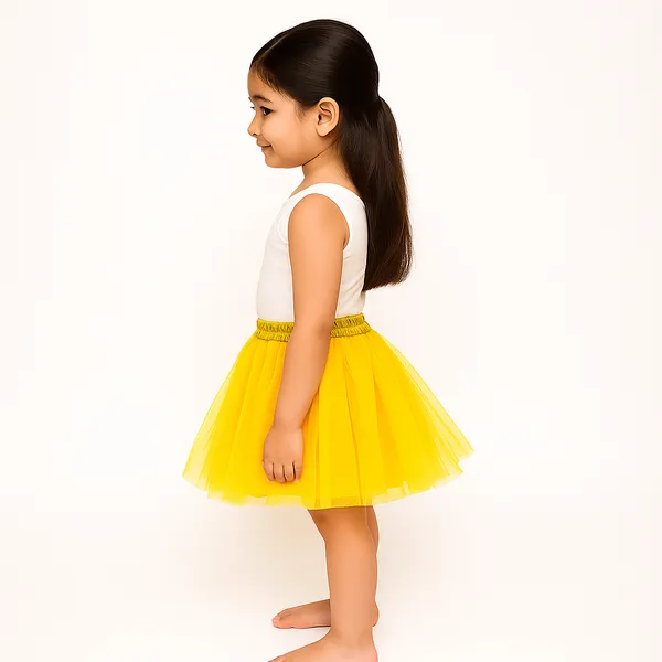 Baby_Girl_yellow_Net_Tutu_Skirt_|_Classic_Flared_Party_Wear_Skirt_for_Babies_&_Toddlers