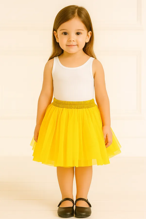 Baby_Girl_yellow_Net_Tutu_Skirt_|_Classic_Flared_Party_Wear_Skirt_for_Babies_&_Toddlers