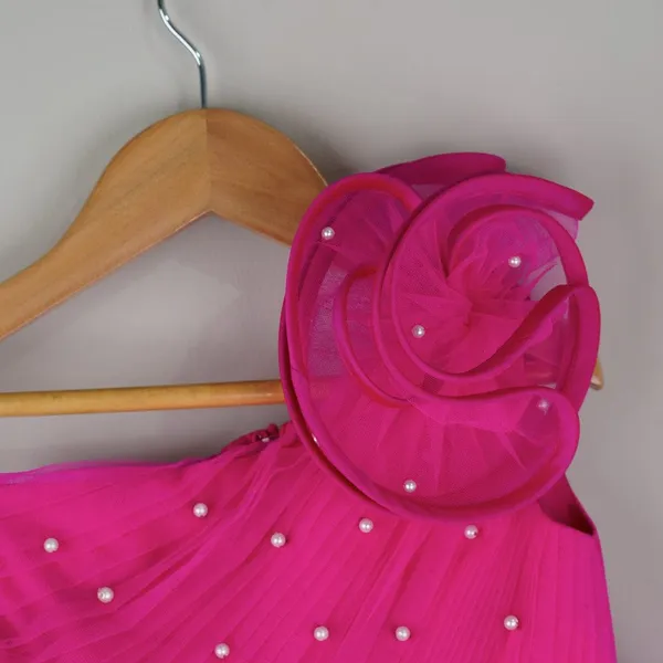 Baby_Girls_Hot_Pink_3D_Ruffle_Party_Gown_with_Matching_Headband_|_Premium_Tulle_Designer_Dress
