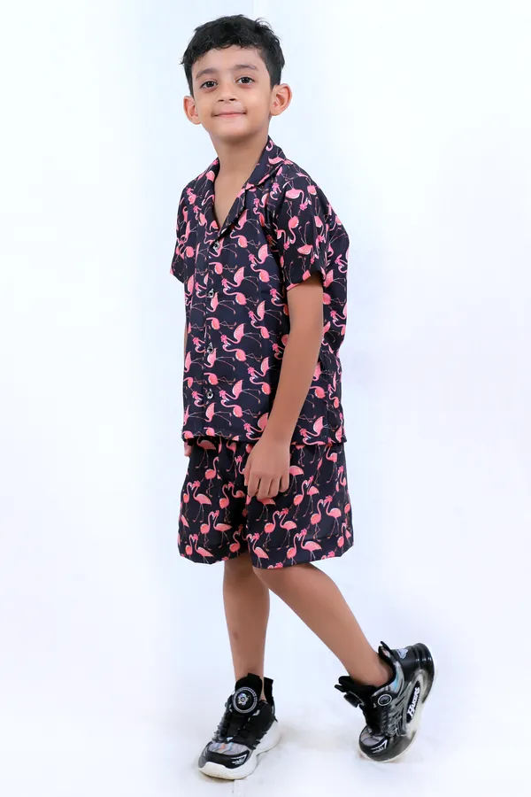 Co-Ord_Set_–_Multicolor_Printed_Shirt_&_Shorts