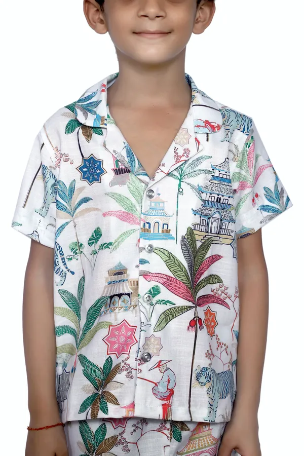Co-Ord_Set_–_Multicolor_Printed_Shirt_&_Shorts