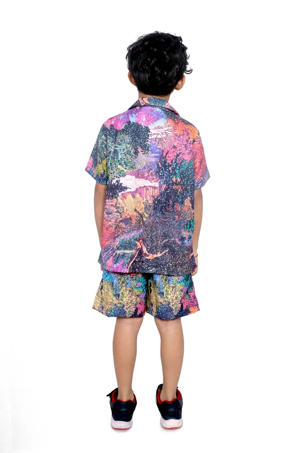 Co-Ord_Set_–_Multicolor_Printed_Shirt_&_Shorts