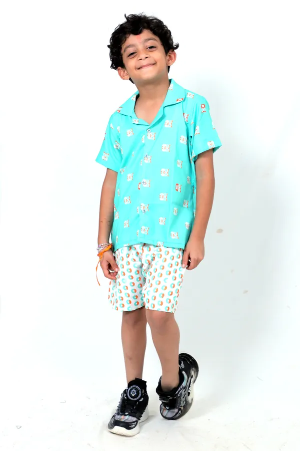 Co-Ord_Set_–_Multicolor_Printed_Shirt_&_Shorts