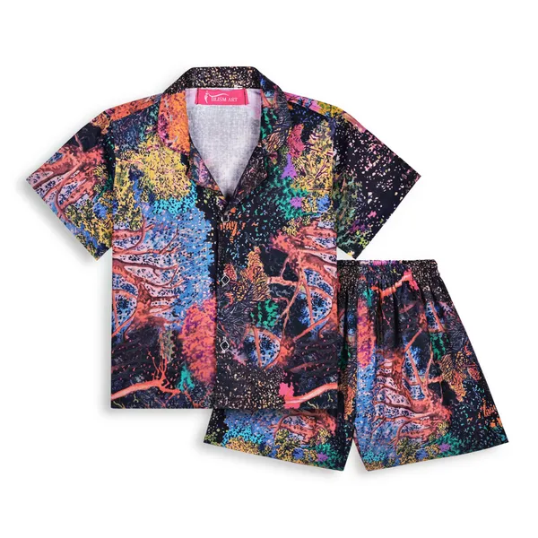 Co-Ord_Set_–_Multicolor_Printed_Shirt_&_Shorts