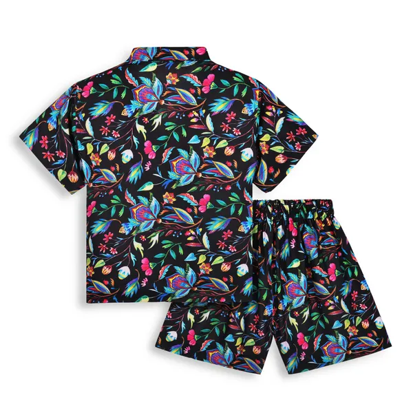 Co-Ord_Set_–_Multicolor_Printed_Shirt_&_Shorts