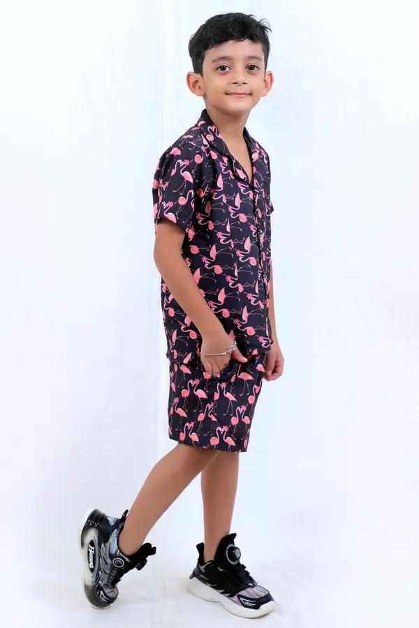 Co-Ord_Set_–_Multicolor_Printed_Shirt_&_Shorts