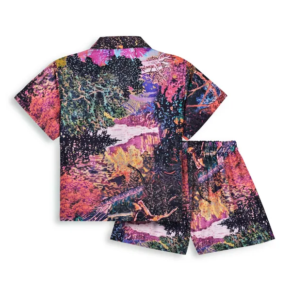 Co-Ord_Set_–_Multicolor_Printed_Shirt_&_Shorts