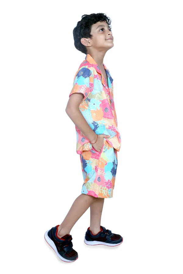 Co-Ord_Set_–_Multicolor_Printed_Shirt_&_Shorts