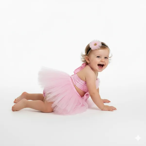 Pink_Cotton_Premium_&_Elegant_Top_&_Skirt_With_Bow_For_Girls