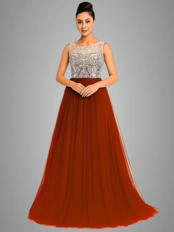 Maroon_Cotton_Premium_&_Elegant_Dress_For_Women