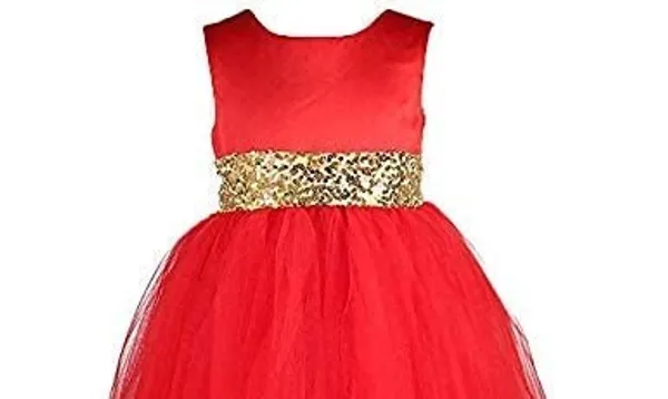 Girl's_Net_Fit_and_Flare_Mid-Calf_Length_Dress