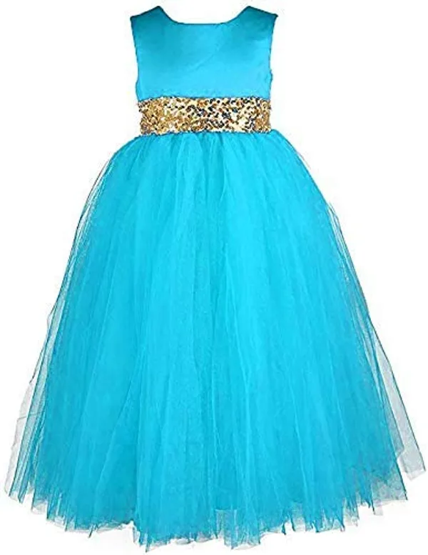 Girl's_Net_Fit_and_Flare_Mid-Calf_Length_Dress