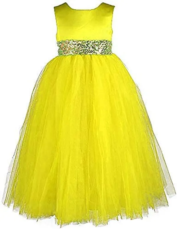 Girl's_Net_Fit_and_Flare_Mid-Calf_Length_Dress