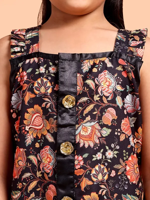Girls_Black_Floral_Printed_A-Line_Dress