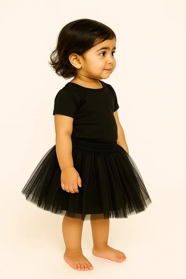 Girls_Black_Net_Tutu_Skirt_|_Flared_Party_Wear_Skirt_for_Kids