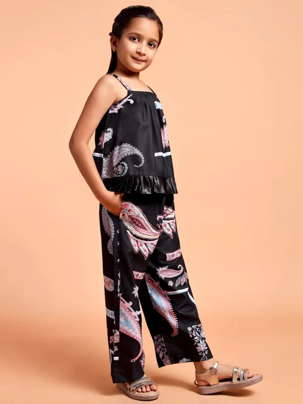 Girls_Black_Paisley_Printed_Co-Ord_Set