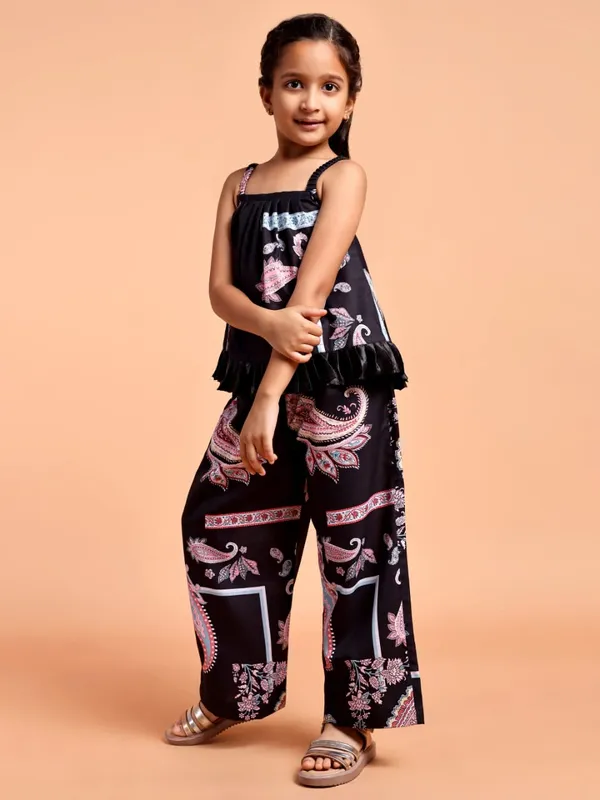 Girls_Black_Paisley_Printed_Co-Ord_Set