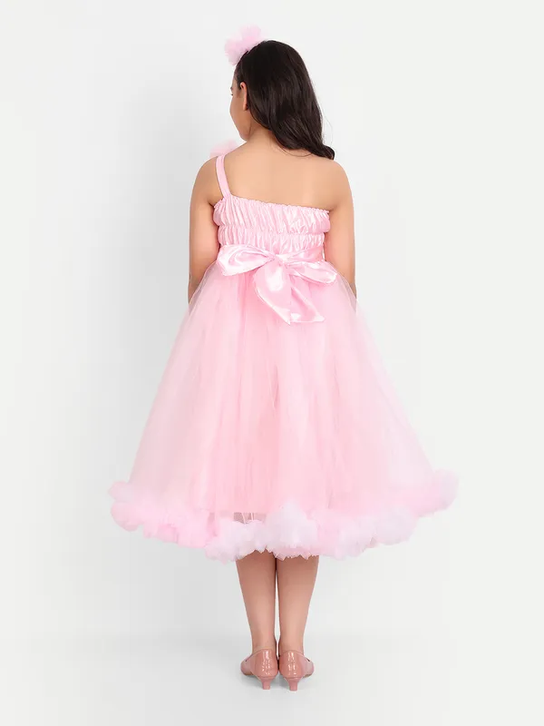 Girls_Blush_Pink_3D_Floral_Net_Party_Dress