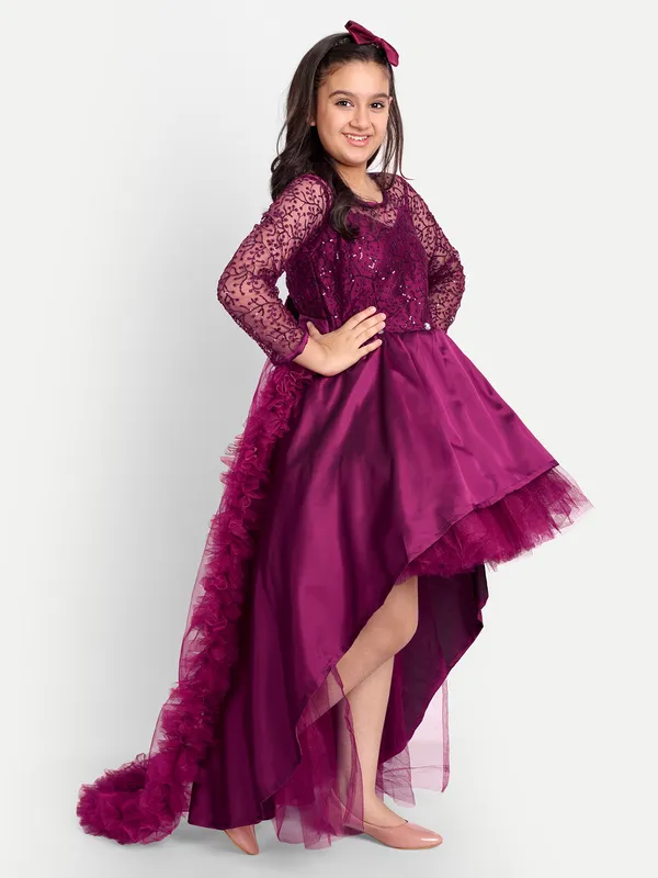 Girls_Embellished_High_Low_Net_Fit_&_Flare_Dress