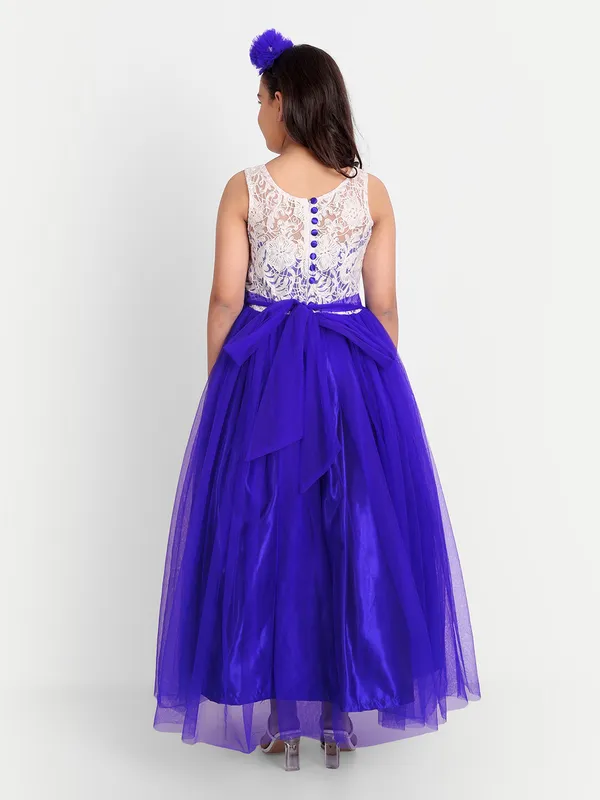 Girls_Floral_Laced_Sleeveless_Net_Fit_&_Flare_Maxi_Dress