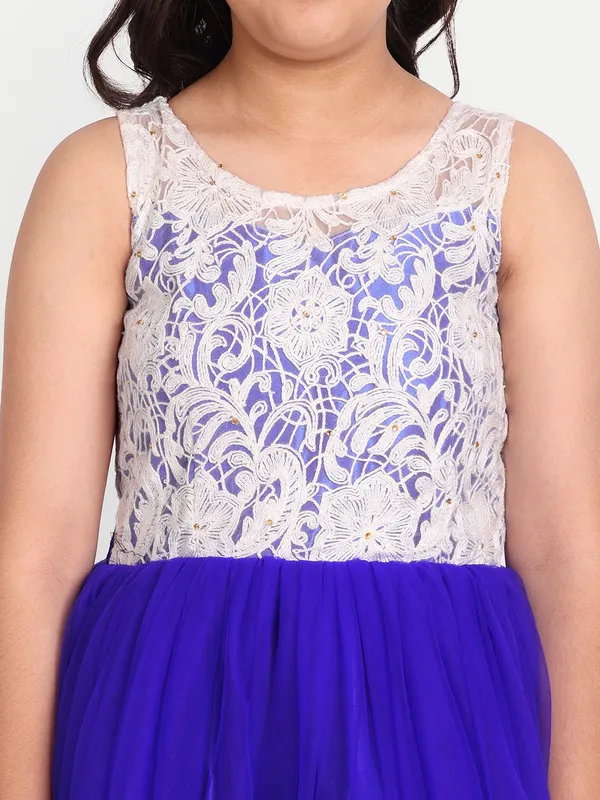 Girls_Floral_Laced_Sleeveless_Net_Fit_&_Flare_Maxi_Dress