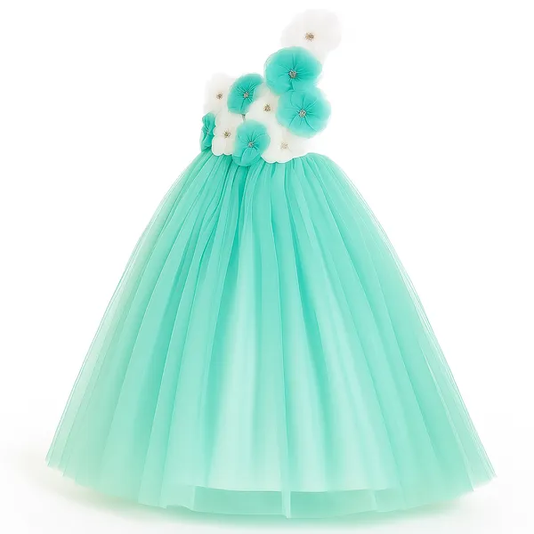 Girls_Floral_Off-Shoulder_Net_Fit_&_Flare_Dress
