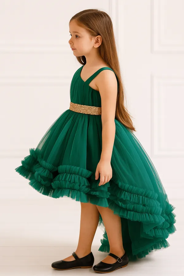 Girls_One_Shoulder_Net_Fit_&_Flare_Maxi_Dress