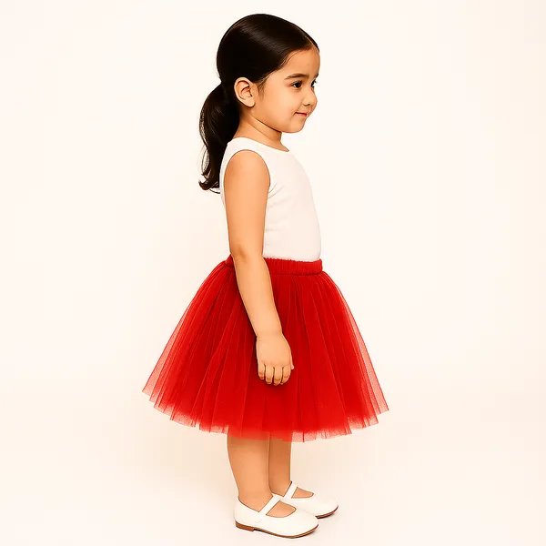 Girls_Red_Net_Tutu_Skirt_|_Flared_Party_Wear_Skirt_for_Kids
