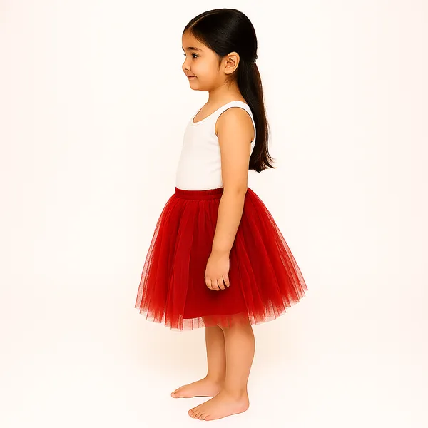 Girls_Red_Net_Tutu_Skirt_|_Flared_Party_Wear_Skirt_for_Kids