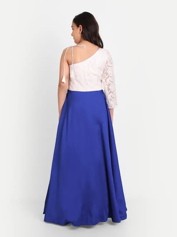 Girls_Royal_Blue_One-Shoulder_Lace_Gown_|_Elegant_Party_Wear_&_Wedding_Occasion_Dress